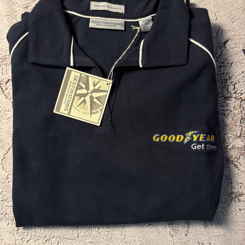 Vintage Goodyear Polo Shirt, Never Worn, Women’s Size S